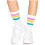 Leg Avenue Pride crew socks Pansexual