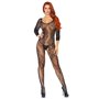 Бодистокинг Leg Avenue Swirl Lace Bodystocking One size Black (SO8617)