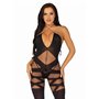 Бодистокинг Leg Avenue Illusion halter bodystocking Black One size (SO8619)