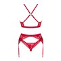 Obsessive Lacelove cupless 3-pcs set M/L