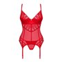 Корсет Obsessive Ingridia corset & thong XS/S