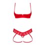 Комплект Obsessive Ingridia 2-pcs crotchless set XS/S