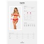 Комплект Obsessive Ingridia 2-pcs crotchless set XS/S