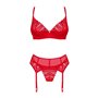 Комплект Obsessive Ingridia 3-pcs set XL/2XL