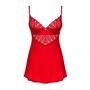 Пеньюар Obsessive Ingridia chemise & thong XS/S