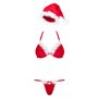 Комплект Obsessive Santastic 3-pcs set S/M