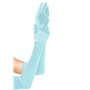 Длинные перчатки Leg Avenue Extra Long Satin Gloves light blue