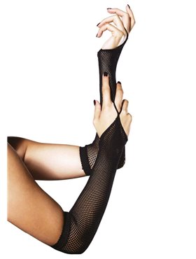 Перчатки Leg Avenue Fishnet Arm Warmers black