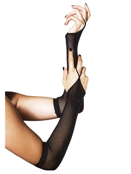 Перчатки Leg Avenue Fishnet Arm Warmers black