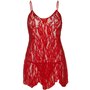 Пеньюар Leg Avenue Rose Lace Flair Chemise Red One Size