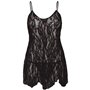 Пеньюар Leg Avenue Rose Lace Flair Chemise Black Plus Size