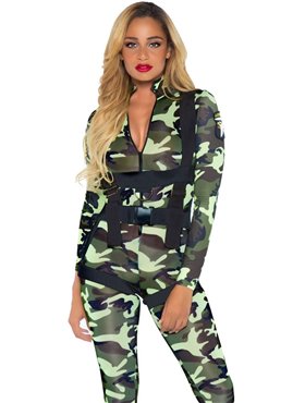 Эротический костюм парашютиста (десантника) Leg Avenue Pretty Paratrooper L