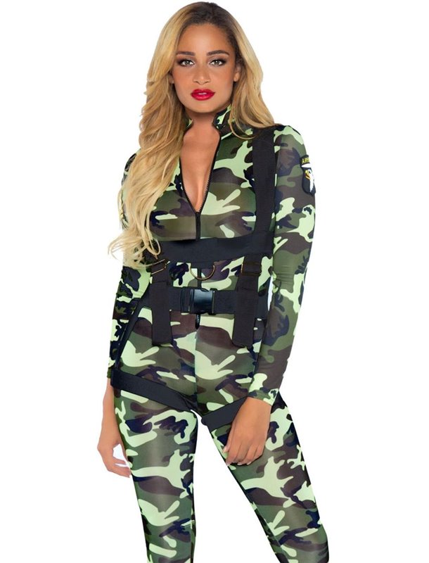 Эротический костюм парашютиста (десантника) Leg Avenue Pretty Paratrooper L