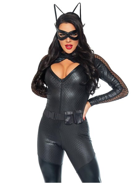 Эротический костюм кошечки Leg Avenue Wicked Kitty S