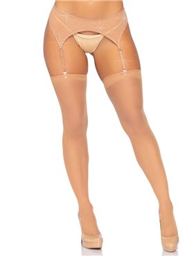 Пояс для чулок Leg Avenue Rhinestone garterbelt Nude One Size
