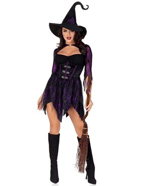 Костюм ведьмы Leg Avenue Mystical Witch S платье и шляпа (SO9184)