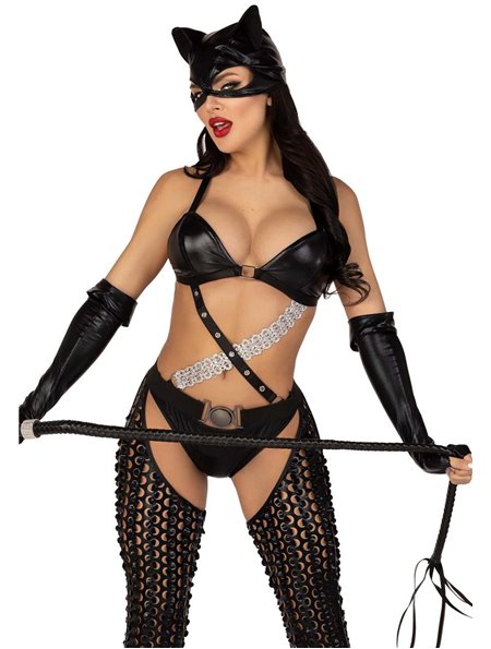 Эротический костюм кошечки-госпожи Leg Avenue Mistress Kitty XS