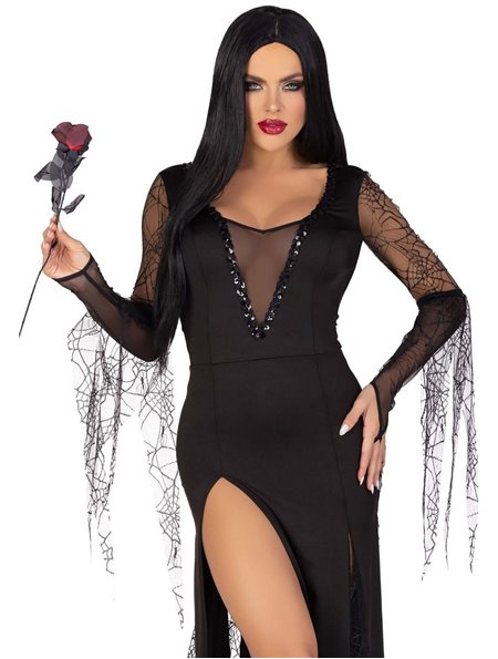 Эротический костюм Мортиши Аддамс Leg Avenue Sexy Spooky Morticia M