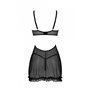 Пеньюар MARINA CHEMISE black XXL/XXXL - Passion