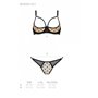 Комплект MARINA SET WITH OPEN BRA beige XXL/XXXL - Passion