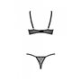Комплект MARINA SET WITH OPEN BRA black S/M - Passion