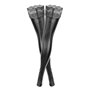 Чулки Noir Handmade F135 Powerwetlook stockings - 3XL