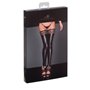 Чулки Noir Handmade F135 Powerwetlook stockings - 3XL