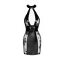 Платье Noir Handmade F238 Short tulle dress with powerwetlook inserts - XL