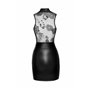 Платье Noir Handmade F241 Short dress with powerwetlook skirt and tulle top - L