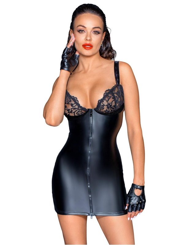 Платье Noir Handmade F254 Powerwetlook mini-dress - XL