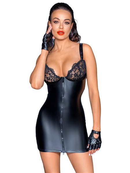 Платье Noir Handmade F254 Powerwetlook mini-dress - XL