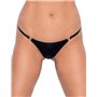 Трусики Noir Handmade P008 Powerwetlook panty with gold clasp - S