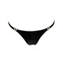 Трусики Noir Handmade P008 Powerwetlook panty with gold clasp - S