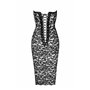 Платье Noir Handmade F301 Catalyst lace up midi dress - L