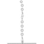 Платье Noir Handmade F307 Mirage wetlook mini dress with jewelry rhinestone chain - XL