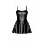 Платье Noir Handmade F308 Dreamer wetlook corset mini dress with front zipper - L