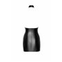 Платье Noir Handmade F311 Eros mini halter dress of flocked mesh and wetlook - XL
