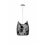 Платье Noir Handmade F313 Mythos mini flocked mesh dress with jewelry rhinestone chain - L