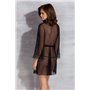 Пеньюар Passion AMBERLY PEIGNOIR black S/M
