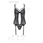 Корсет Passion DROSERA CORSET black L/XL - ECO Passion
