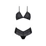 Комплект Passion KERRIA BIKINI black S/M - ECO Passion