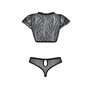 Комплект Passion LEAFA BIKINI black XXL/XXXL - ECO Passion