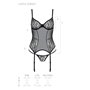 Корсет Passion LEAFA CORSET black XXL/XXXL - ECO Passion