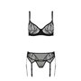 Комплект Passion LEAFA SET black S/M - ECO Passion