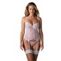 Корсет Obsessive Alissium corset & thong XS/S