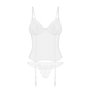 Корсет Obsessive Alissium corset & thong XS/S