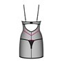 Пеньюар Obsessive Novenes chemise & thong M/L