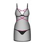 Пеньюар Obsessive Novenes chemise & thong XL/2XL