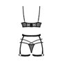 Комплект Obsessive Blomentis 3-pcs set XL/2XL