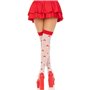 Чулки Leg Avenue Polka Dot Mushroom Thigh Highs One Size